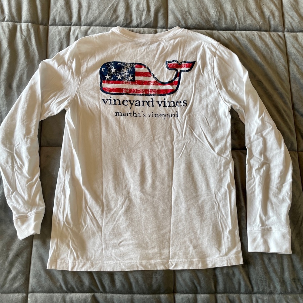 Vineyard Vines Americana Lg Slv T - Boys S